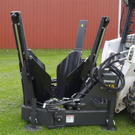 mini skid steer tree spade bradco|bradco attachment for sale.